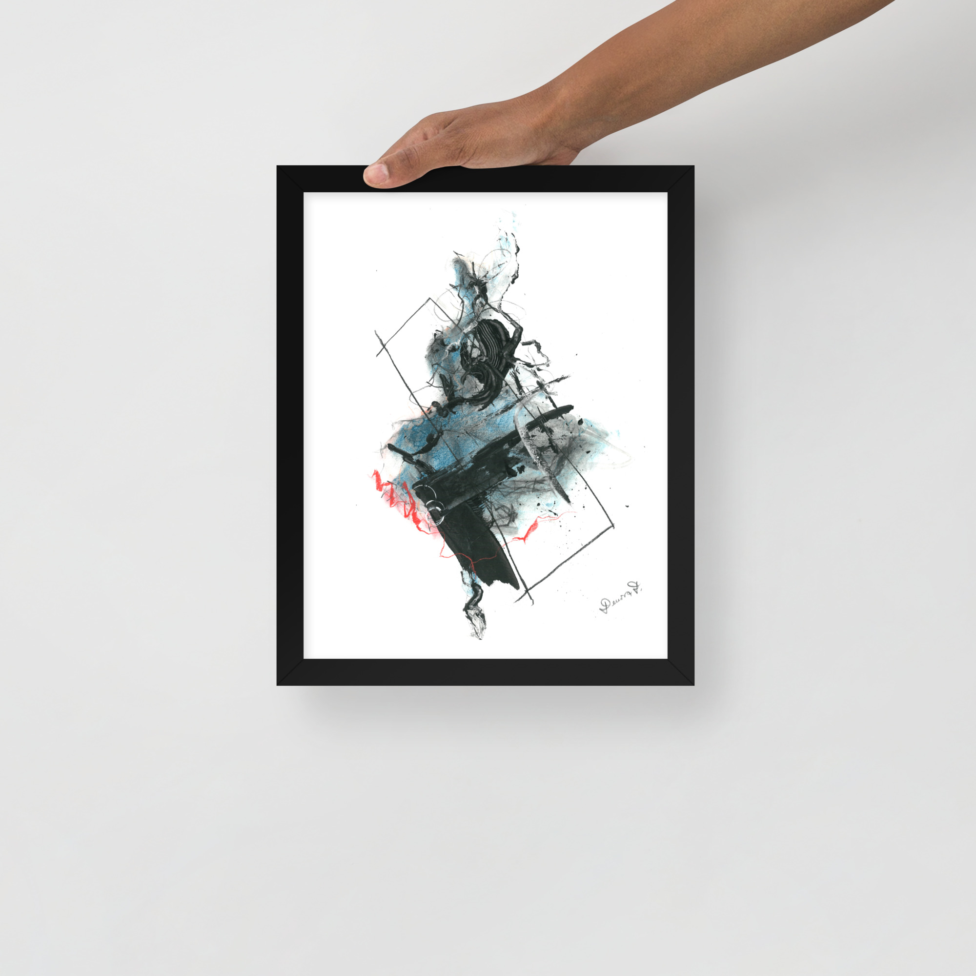 'Dancer' Framed poster Abstract Drawing - Image 4