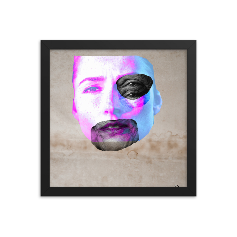 Fear Of Ageing' Framed poster - Image 2