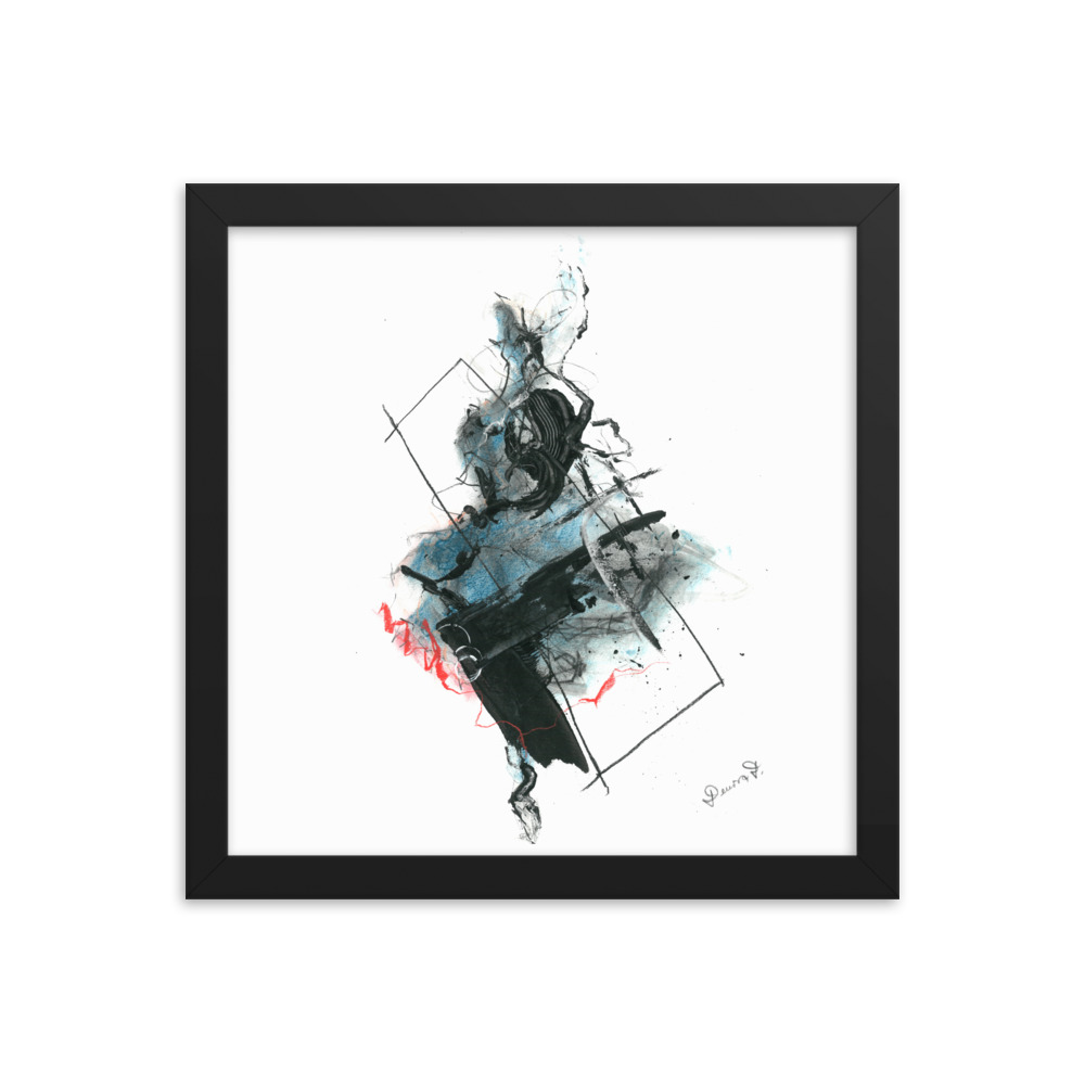 'Dancer' Framed poster Abstract Drawing - Image 3