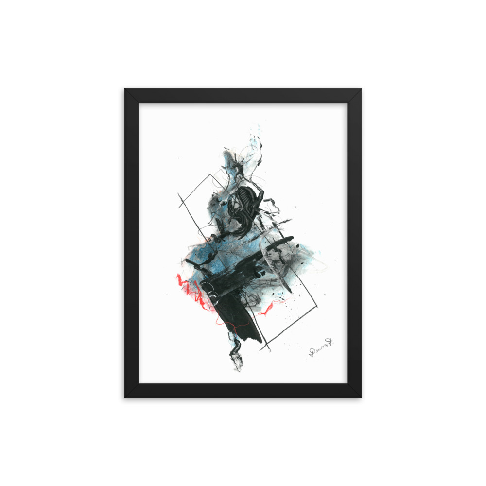 'Dancer' Framed poster Abstract Drawing - Image 5