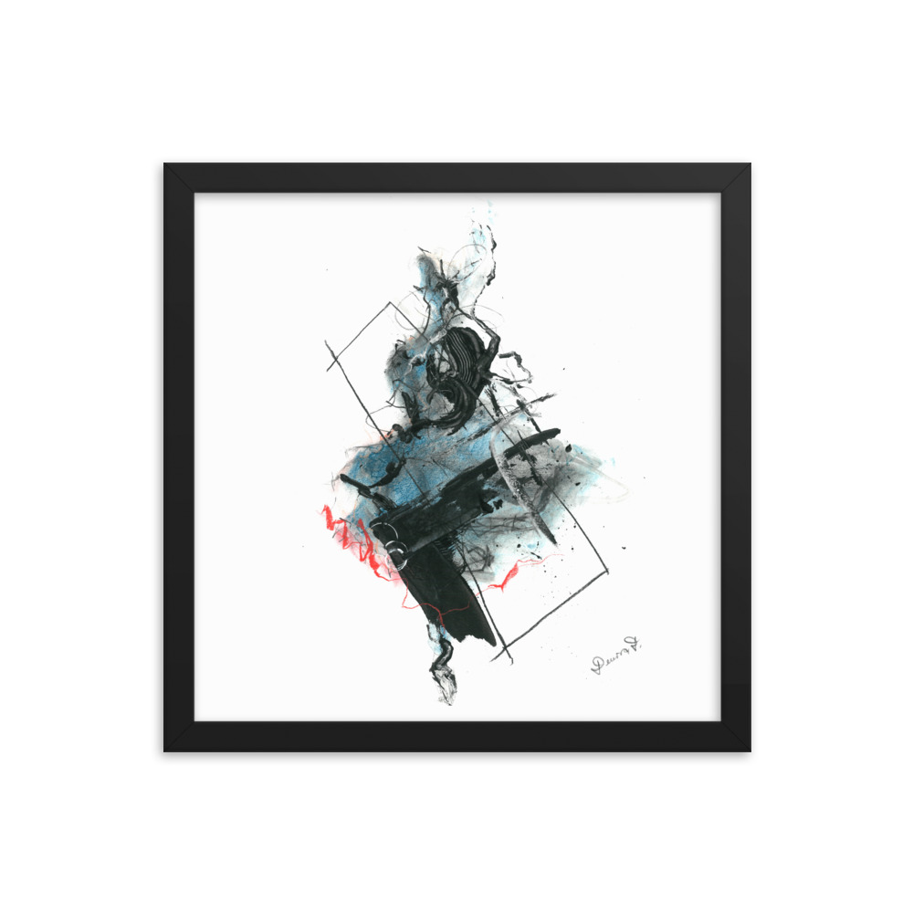 'Dancer' Framed poster Abstract Drawing - Image 7