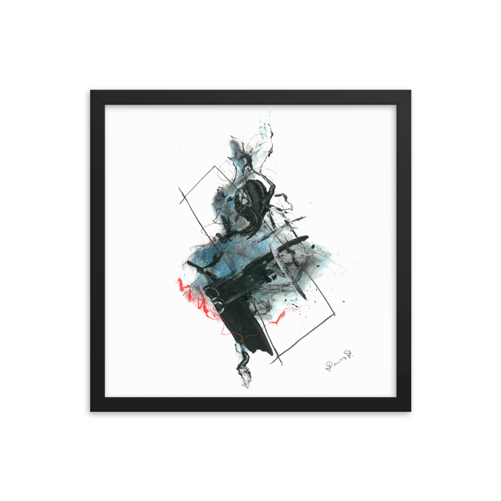 'Dancer' Framed poster Abstract Drawing - Image 8