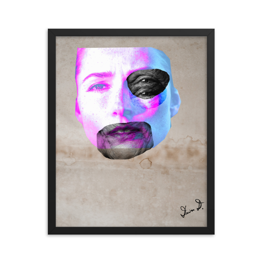 Fear Of Ageing' Framed poster - Image 5