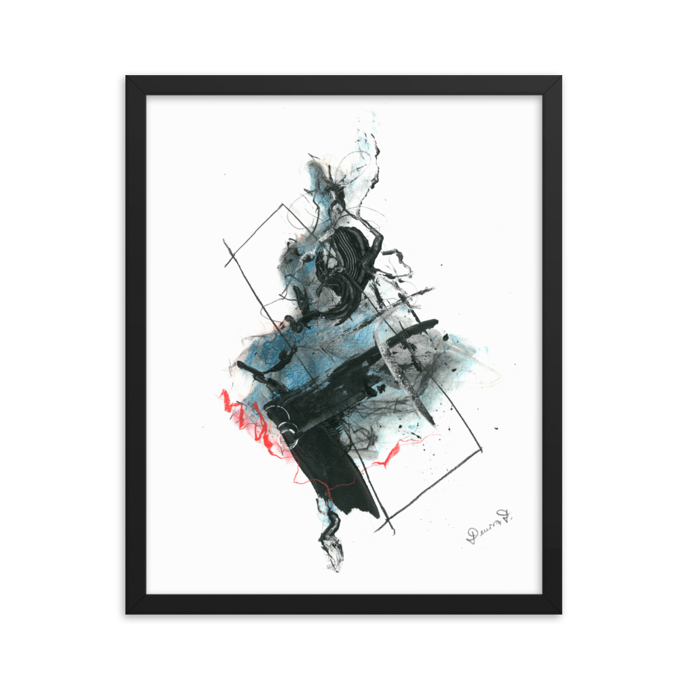 'Dancer' Framed poster Abstract Drawing - Image 9