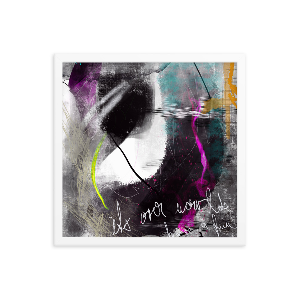 Painted Abstract Framed poster digital art - Image 20