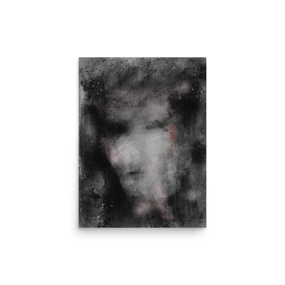 Abstract Drawing 'Unsettled' Poster - Image 3