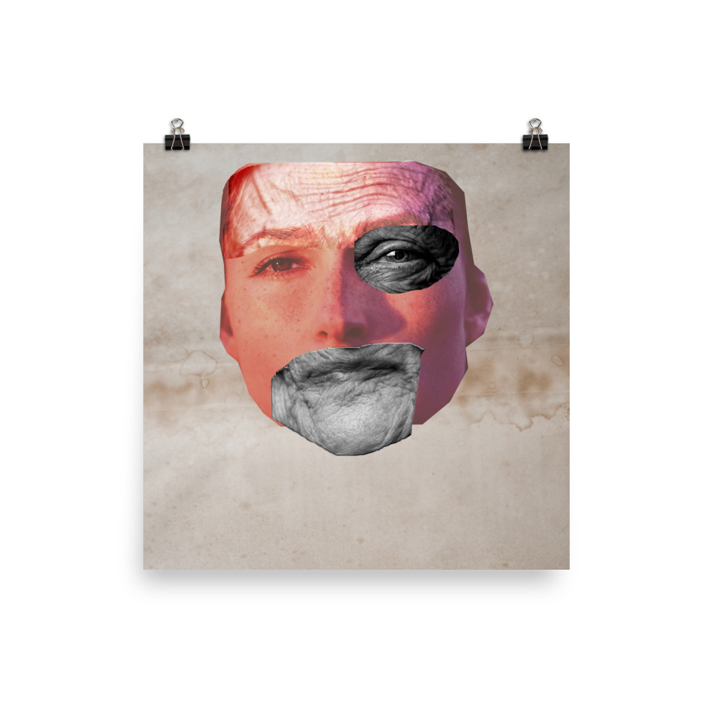 Fear of Age' Collage Poster - Image 8