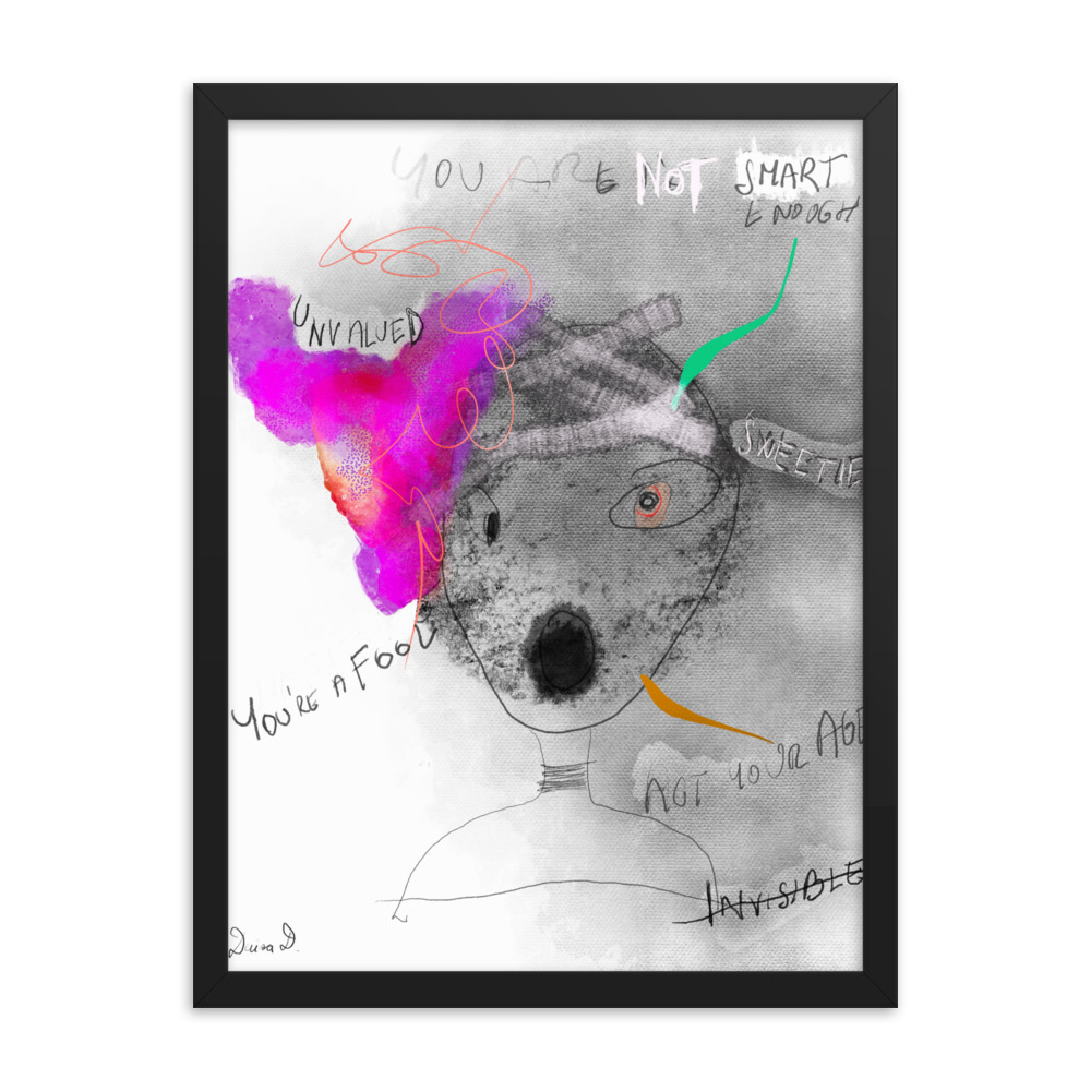 The Fool Framed photo paper poster digital art
