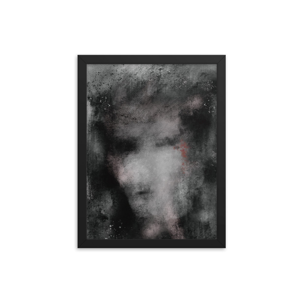 'Uneasiness' Abstract Paint, Framed poster, Digital Paint - Image 3