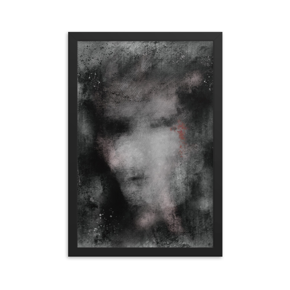 'Uneasiness' Abstract Paint, Framed poster, Digital Paint - Image 4