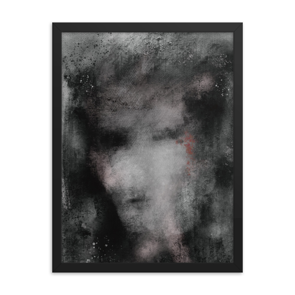 'Uneasiness' Abstract Paint, Framed poster, Digital Paint - Image 7