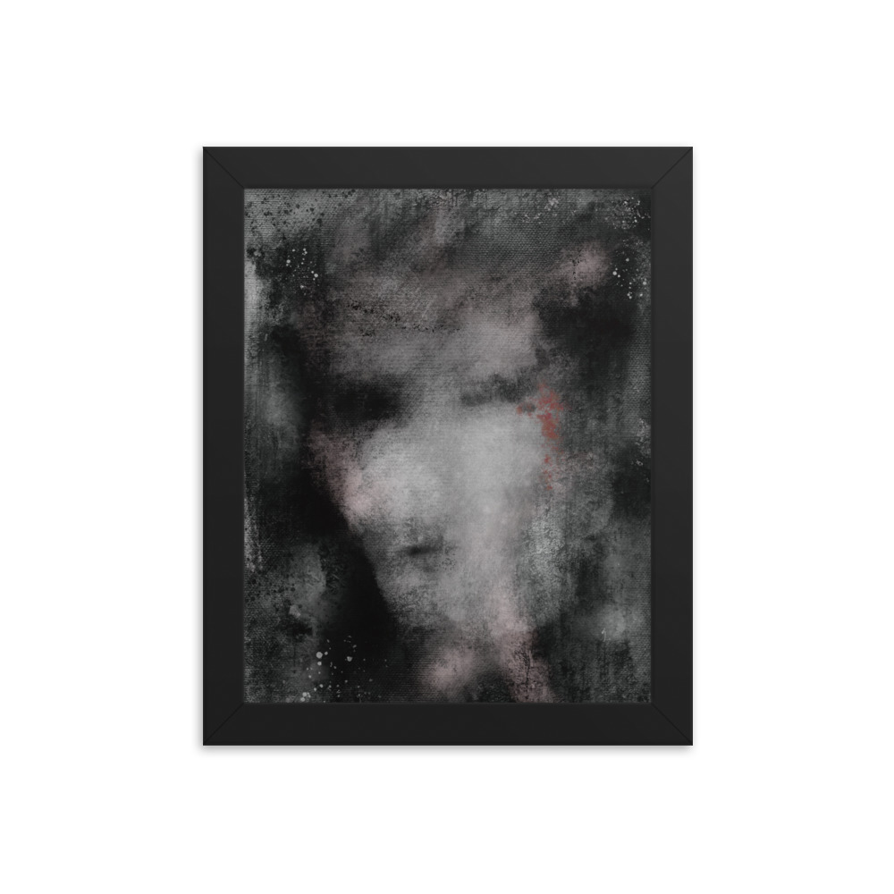'Uneasiness' Abstract Paint, Framed poster, Digital Paint - Image 2