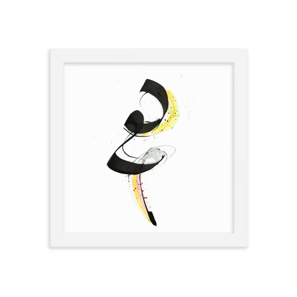 Abstract Calligraphy Painting Framed poster - Image 14