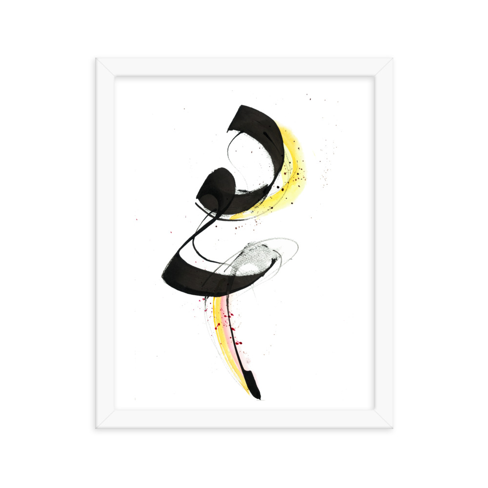 Abstract Calligraphy Painting Framed poster - Image 16