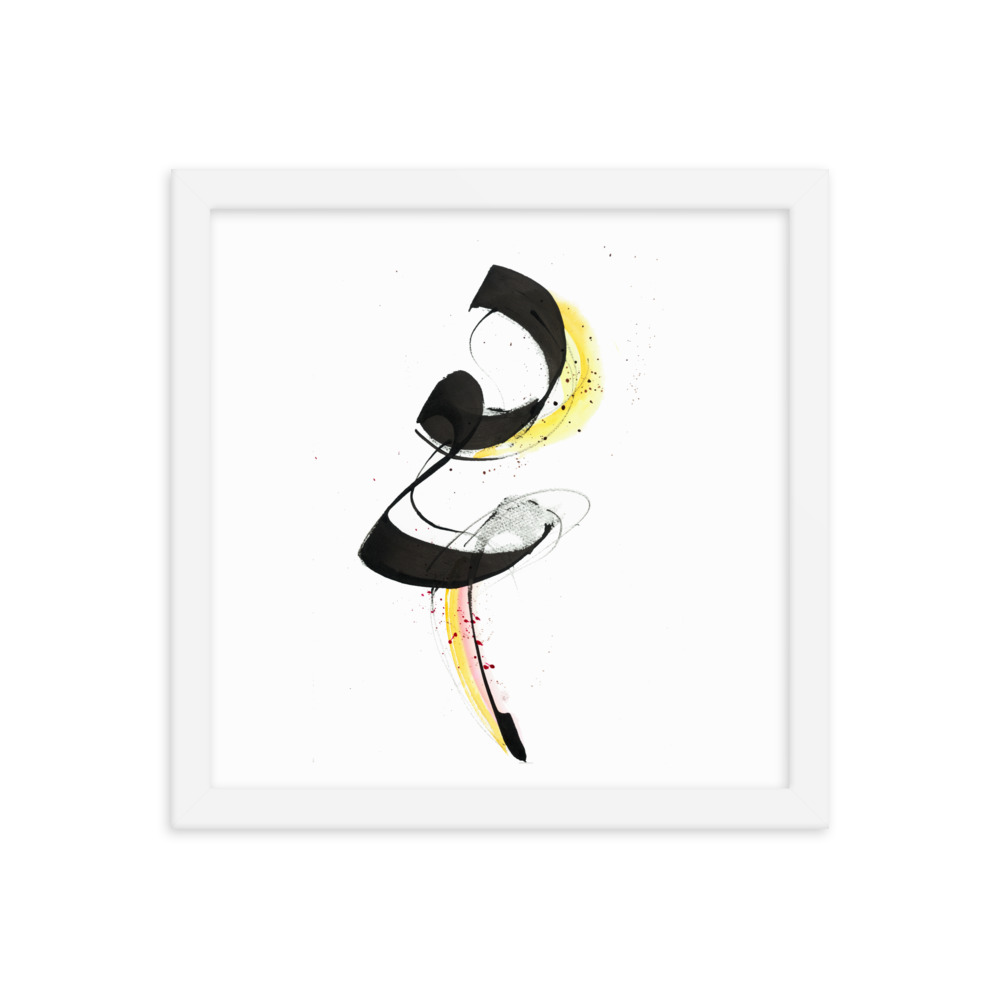 Abstract Calligraphy Painting Framed poster - Image 15
