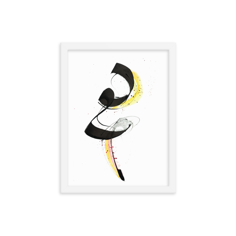 Abstract Calligraphy Painting Framed poster - Image 17