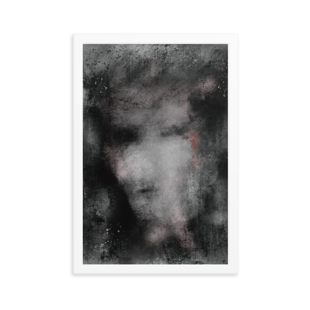 'Uneasiness' Abstract Paint, Framed poster, Digital Paint - Image 11