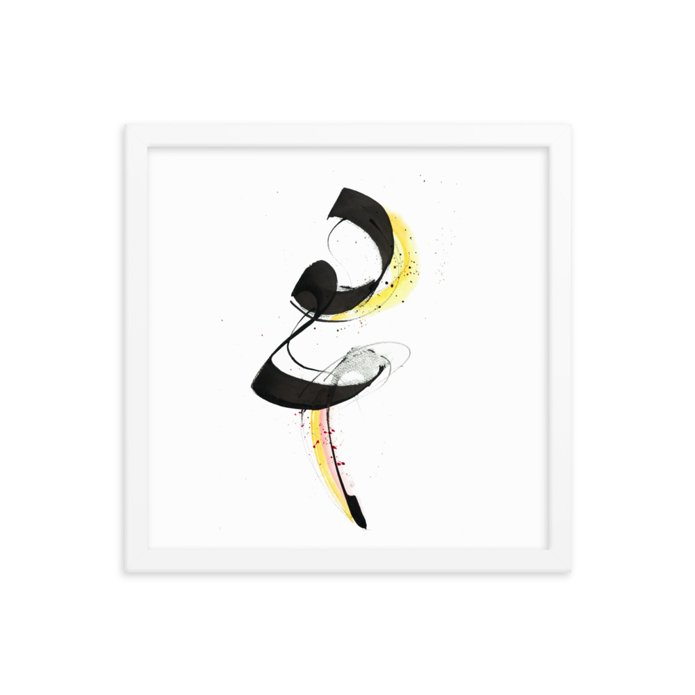 Abstract Calligraphy Painting Framed poster - Image 19