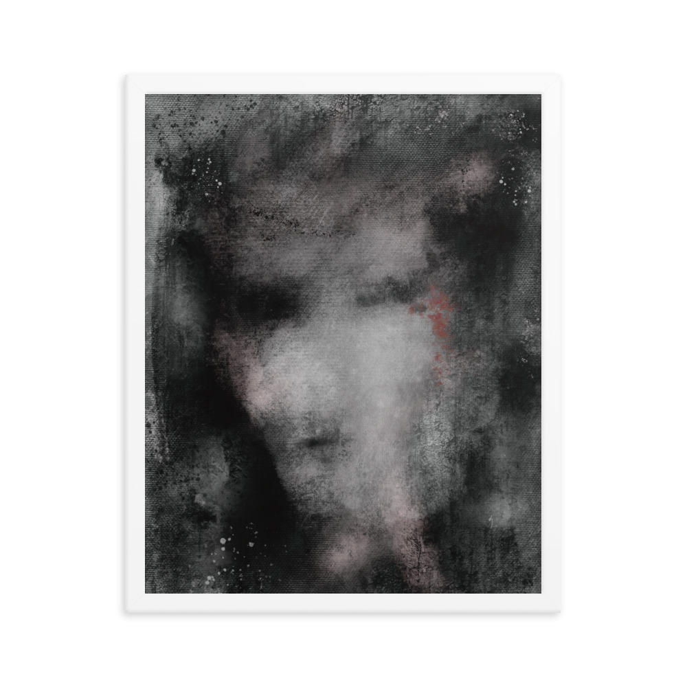 'Uneasiness' Abstract Paint, Framed poster, Digital Paint - Image 12