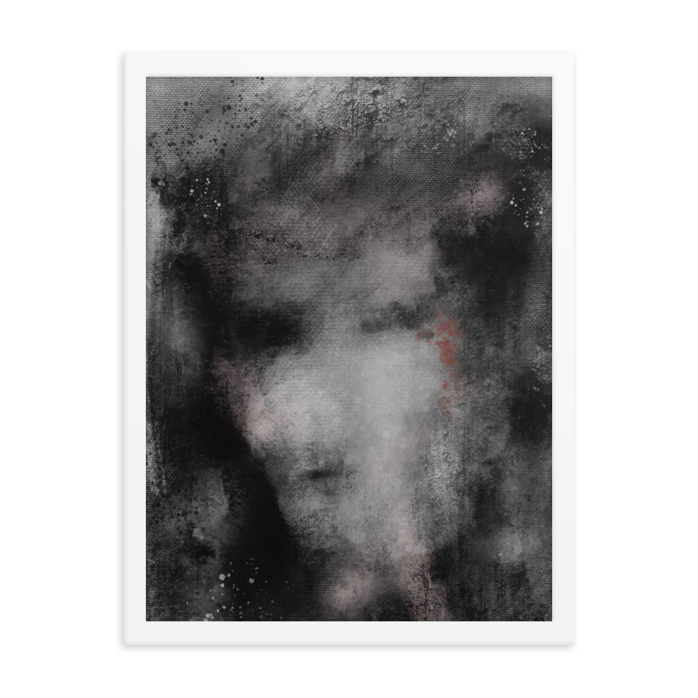 'Uneasiness' Abstract Paint, Framed poster, Digital Paint - Image 14