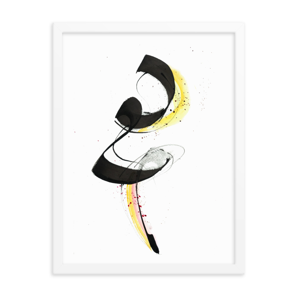 Abstract Calligraphy Painting Framed poster - Image 23