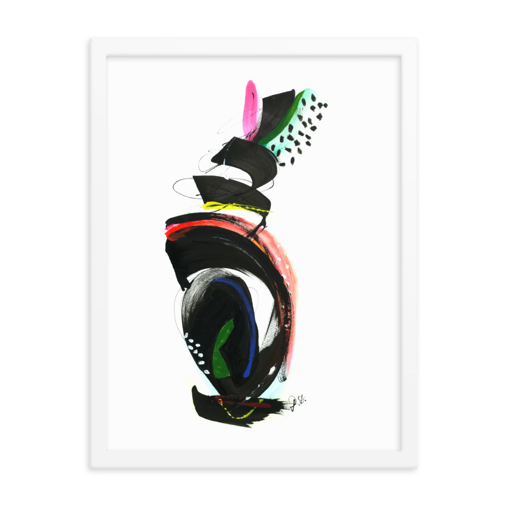 Abstract Calligraphy Painting Framed poster - Image 23