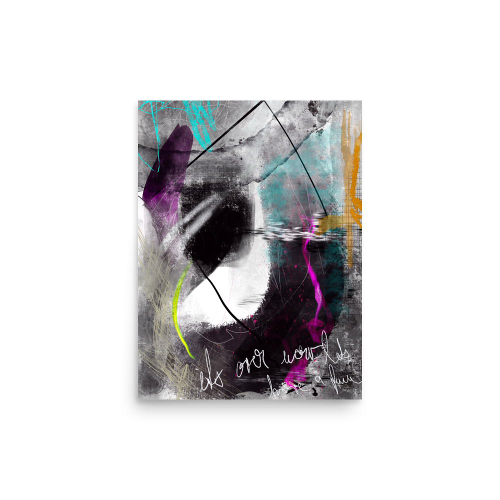 Abstract Drawing Poster