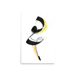 CHinese Abstract Calligraphy Poster